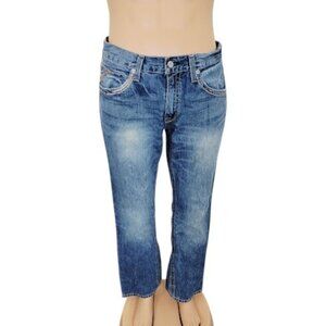 Ariat Men's Blue M5 Low Rise Medium Wash Classic Straight Denim Jeans Size 33